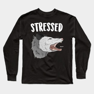 Stressed Possum Long Sleeve T-Shirt